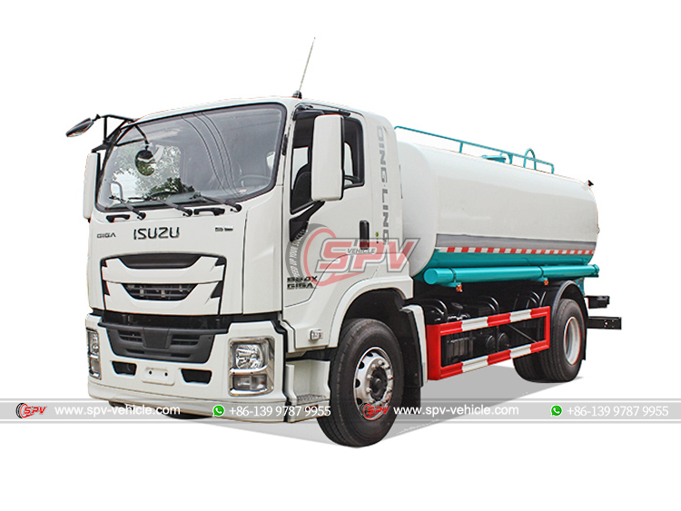 ISUZU GIGA 4X2 Potable Water Truck - Front Left Side